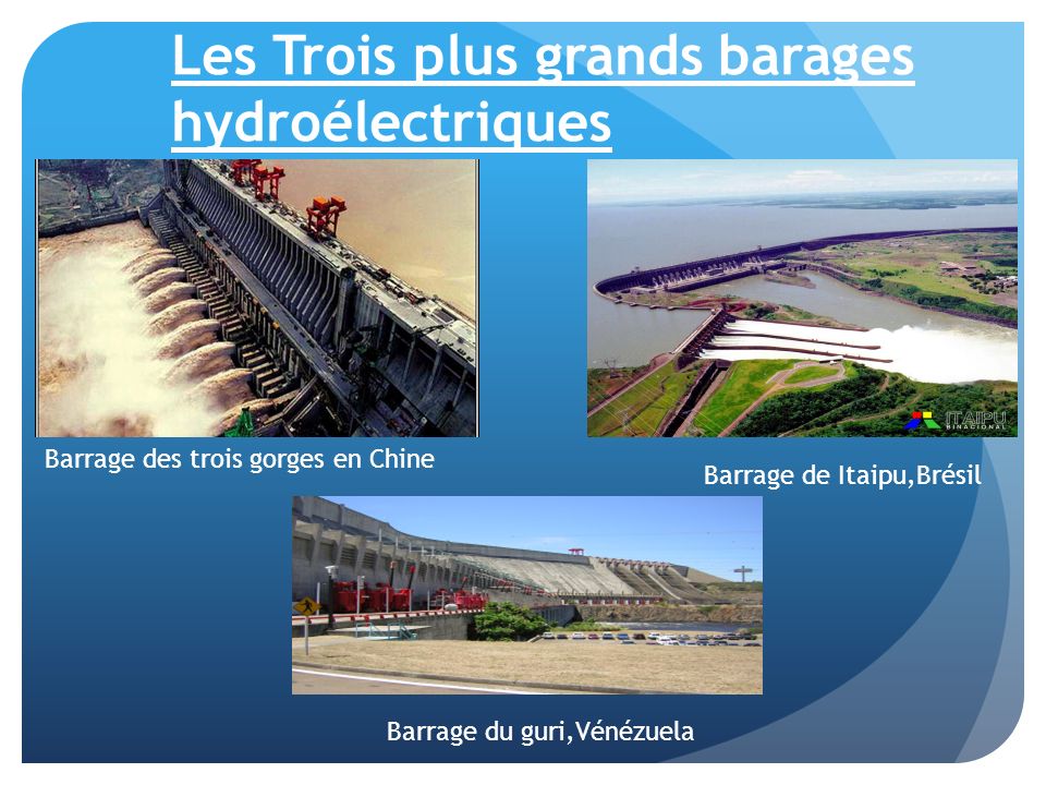 Atelier6 Lénergie hydroélectrique ppt video online télécharger